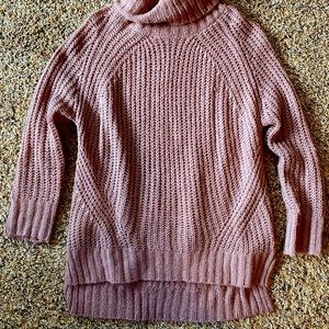 Charlotte Russe mauve colored sweater